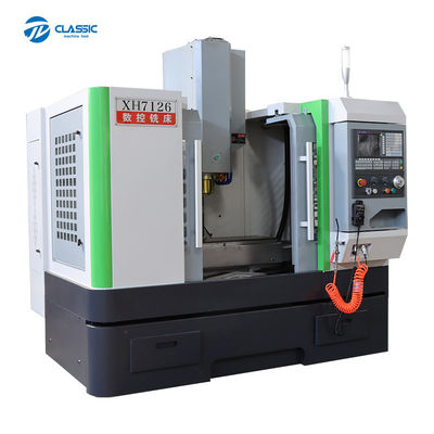 Fanuc 컨트롤러 CNC 밀링 머신 수직 CNC 머신 센터 XH7126 알루미늄 프로파일